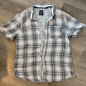 Buffalo David Bitton Gray Plaid Button-Down shirt